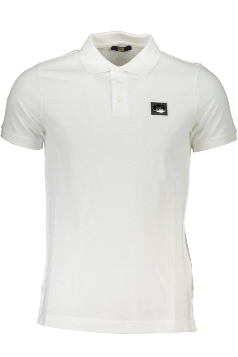 Polo manches courtes blanc Cavalli Class