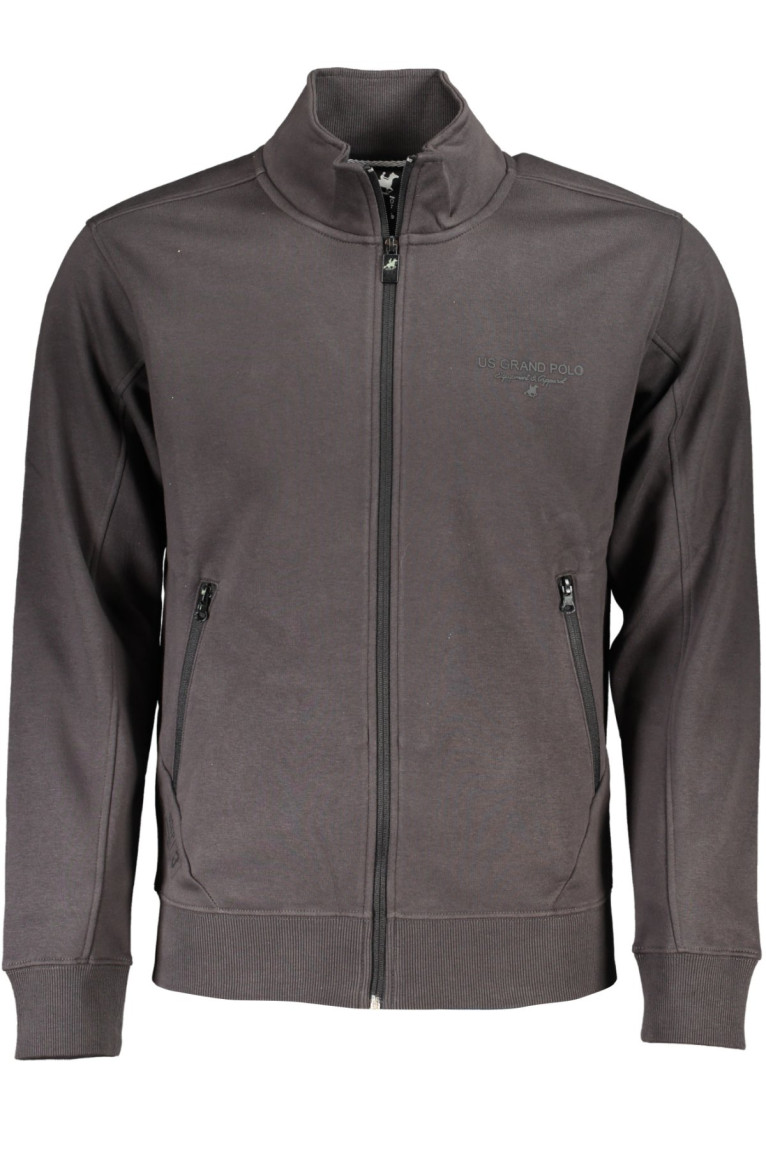SWEAT-SHIRT ZIPPÉ HOMME US GRAND POLO GRIS U.s. grand polo