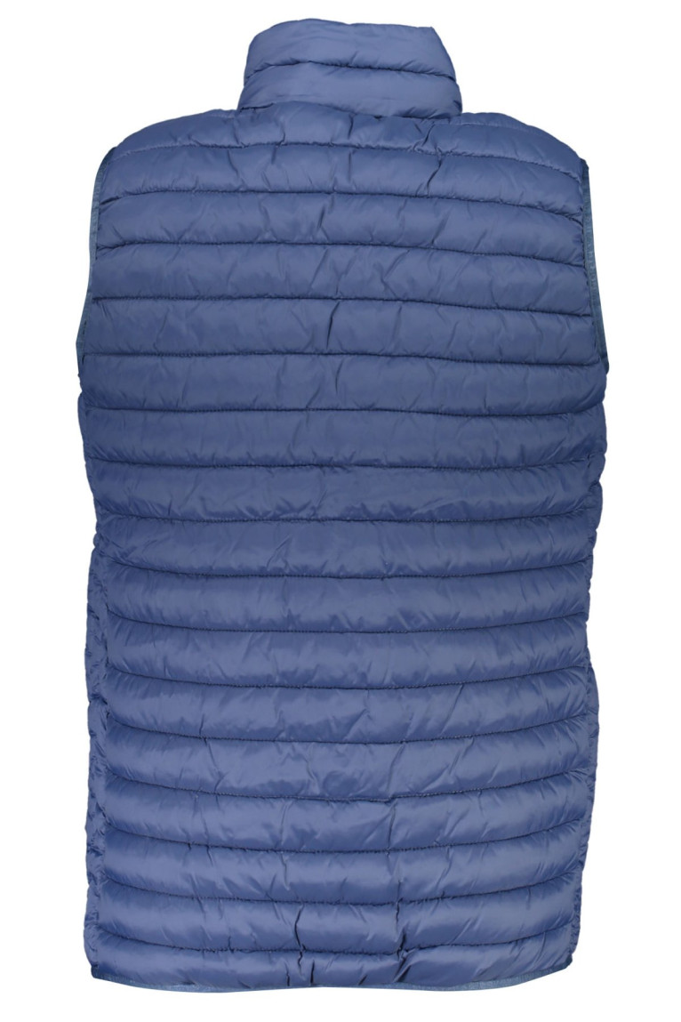 Doudoune sans manches zippée Bleue