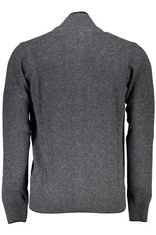 Gilet zippé manches longues gris