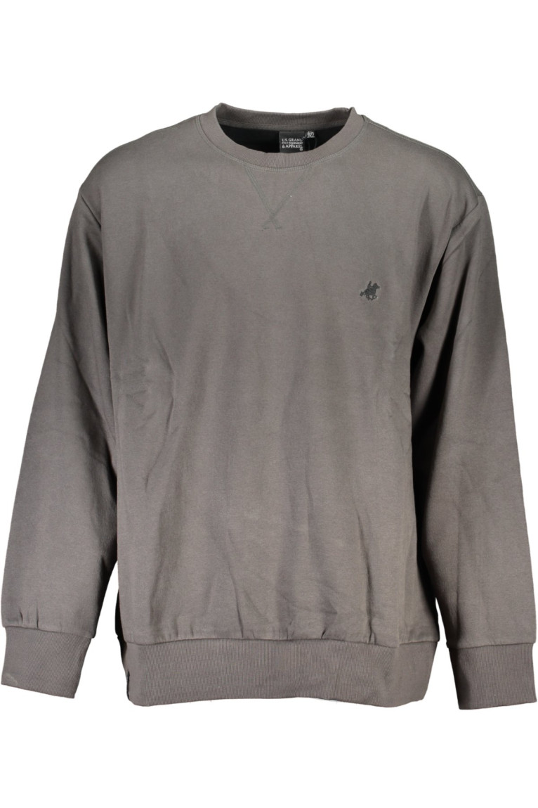 SWEAT-SHIRT SANS FERMETURE ÉCLAIR GRIS POUR HOMMES US GRAND POLO U.s. grand polo