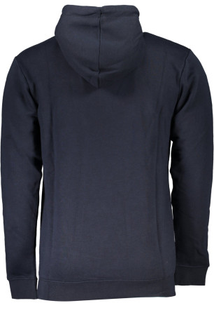 Sweat à capuche manches longues bleu Cavalli Class