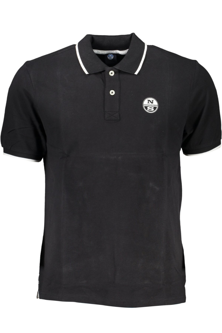 Polo manches courtes noir