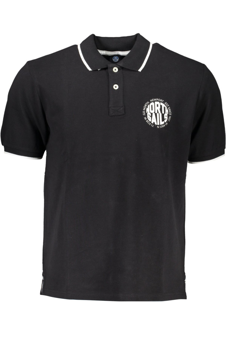 Polo manches courtes noir