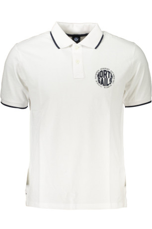 Polo manches courtes blanc