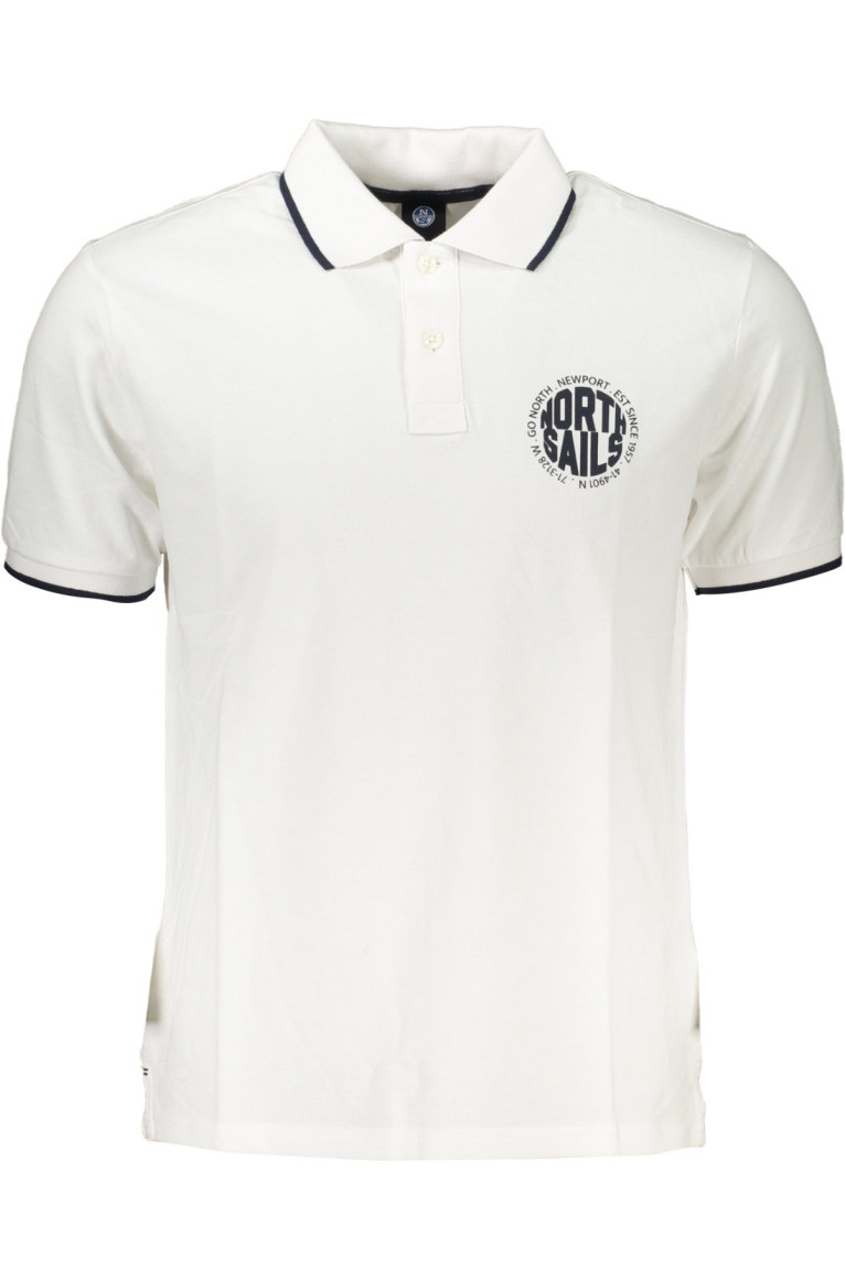 Polo manches courtes blanc