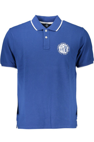 Polo manches courtes bleu