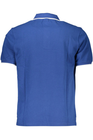 Polo manches courtes bleu