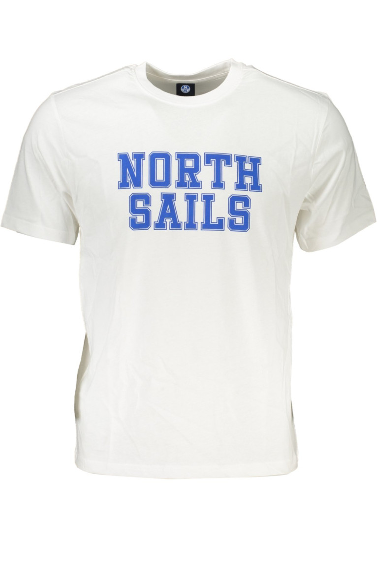T-shirt Print logo manches courtes blanc