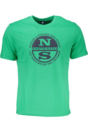 T-shirt manches courtes homme vert