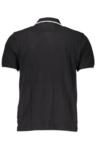 Polo homme manches courtes noir