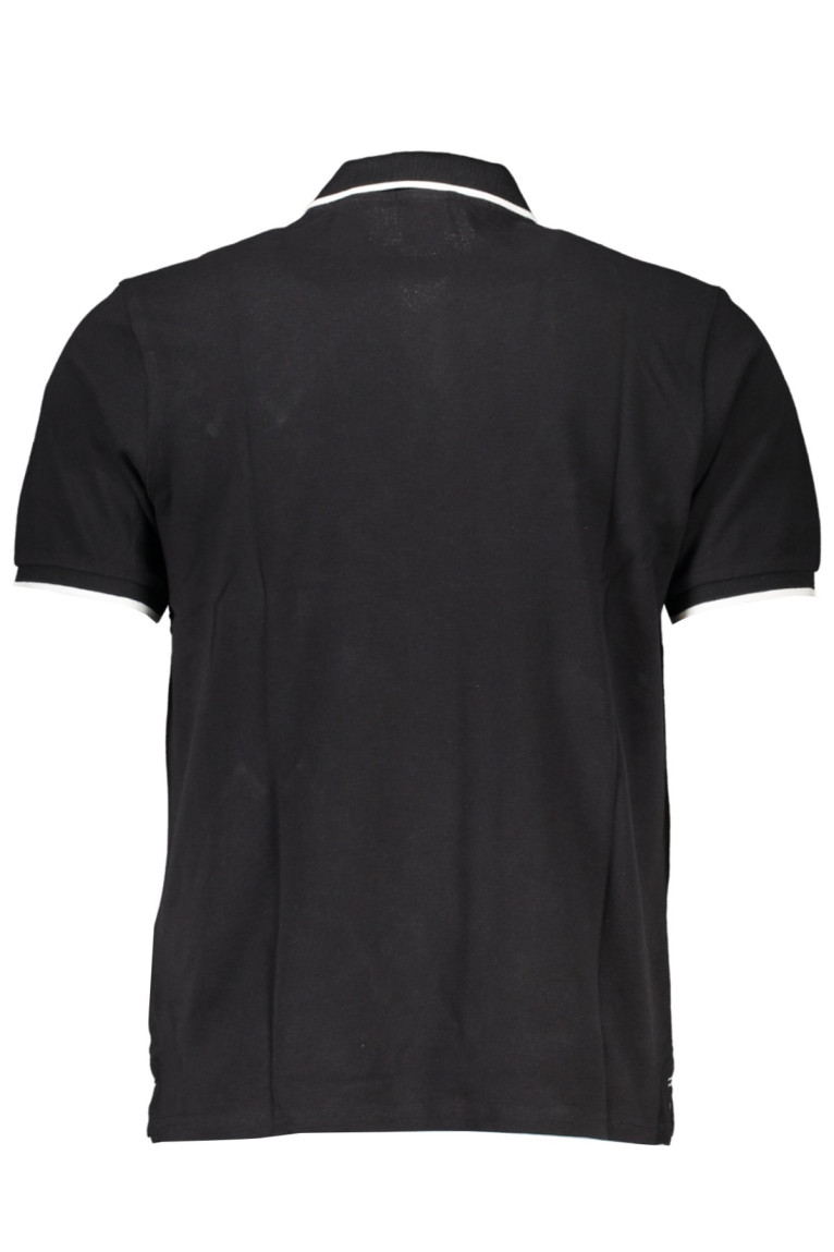 Polo homme manches courtes noir