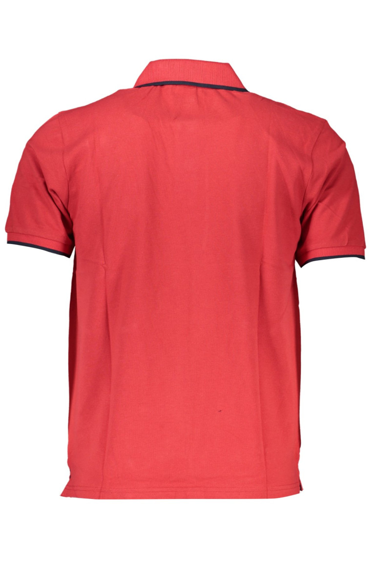 Polo manches courtes rouge