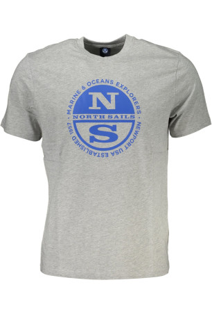 T-shirt homme manches courtes gris