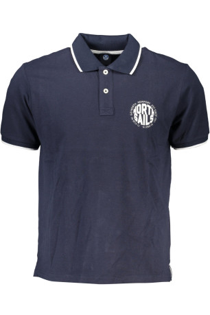 Polo manches courtes bleu