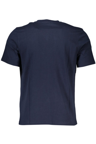 T-shirt imprimé logo manches courtes bleu
