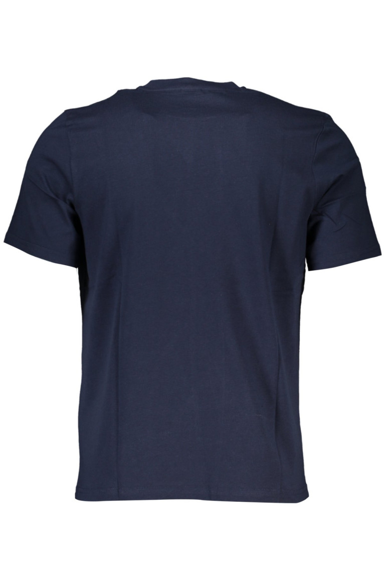 T-shirt imprimé logo manches courtes bleu