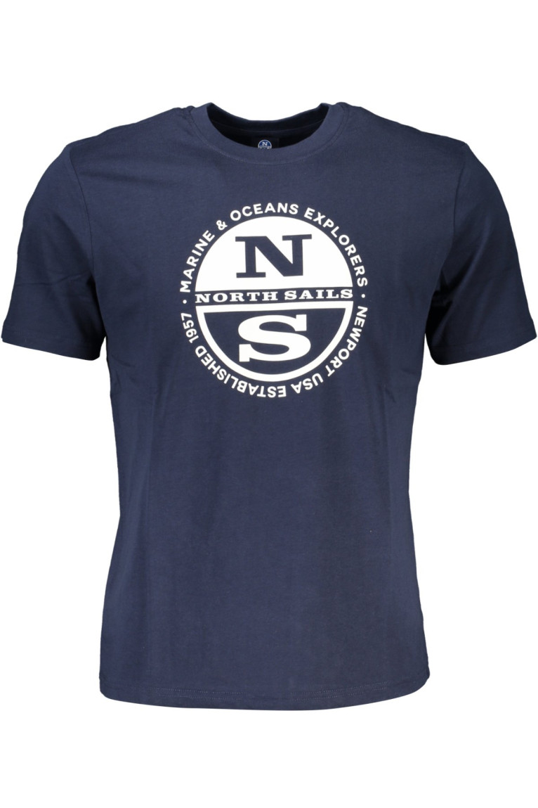 T-shirt manches courtes bleu