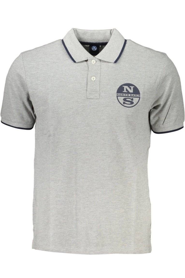 Polo manches courtes gris