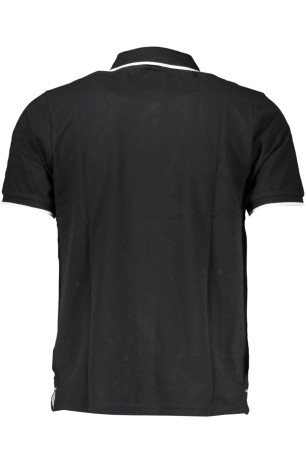 Polo homme manches courtes noir