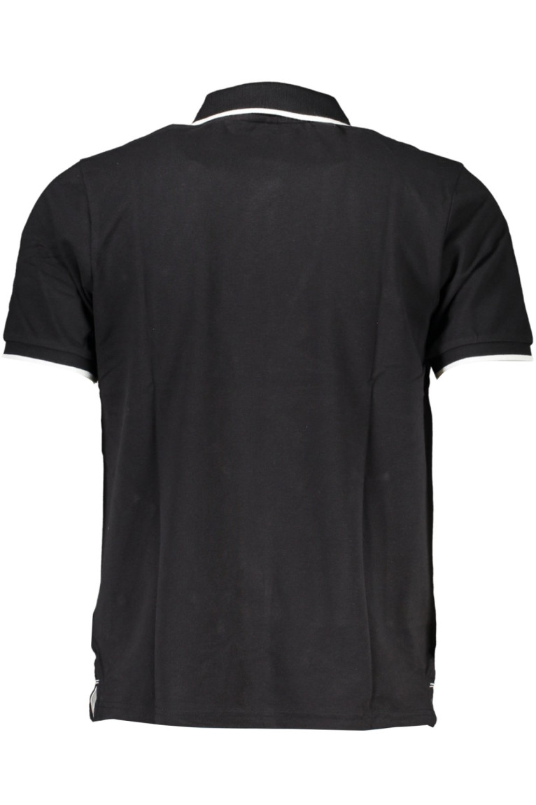 Polo homme manches courtes noir