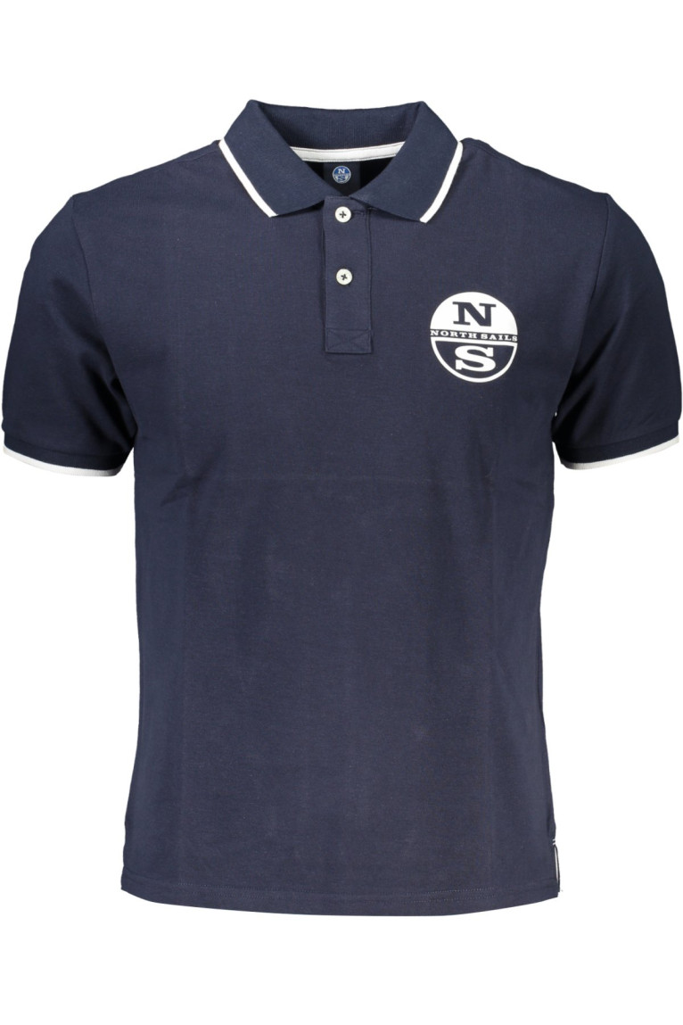 Polo manches courtes bleu