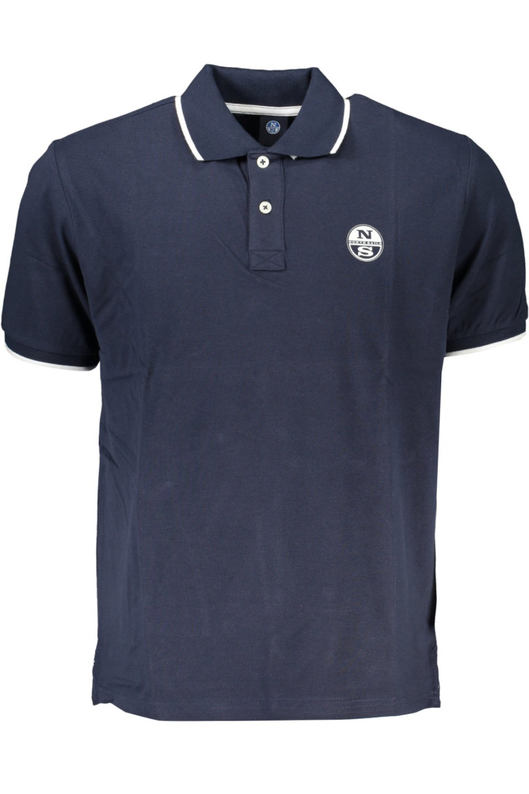 Polo manches courtes bleu