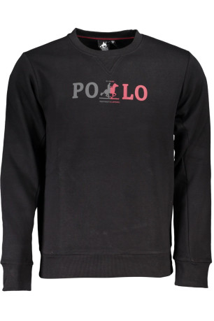 SWEAT-SHIRT ZIPPÉ NOIR US GRAND POLO POUR HOMMES U.s. grand polo