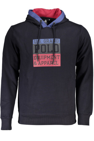 SWEAT-SHIRT SANS FERMETURE ÉCLAIR BLEU POUR HOMMES US GRAND POLO U.s. grand polo