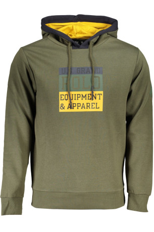 SWEAT-SHIRT SANS FERMETURE ÉCLAIR VERT POUR HOMMES US GRAND POLO U.s. grand polo