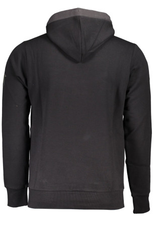 SWEAT-SHIRT ZIPPÉ NOIR US GRAND POLO POUR HOMMES U.s. grand polo