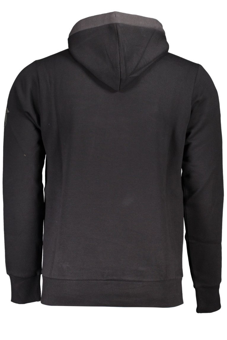 SWEAT-SHIRT ZIPPÉ NOIR US GRAND POLO POUR HOMMES U.s. grand polo