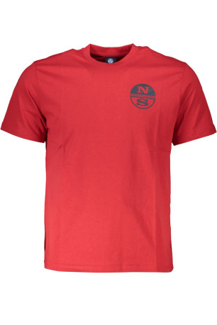 T-shirt Homme manches courtes Rouge