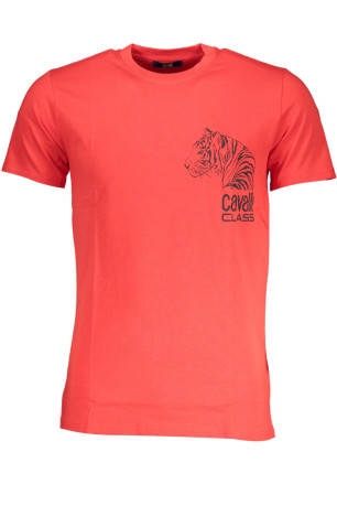 T-shirt manches courtes rouge Cavalli Class