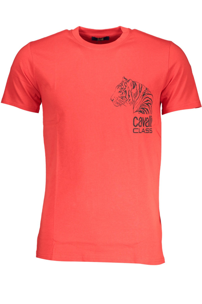 T-shirt manches courtes rouge Cavalli Class