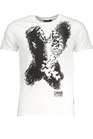 T-shirt manches courtes blanc Cavalli Class