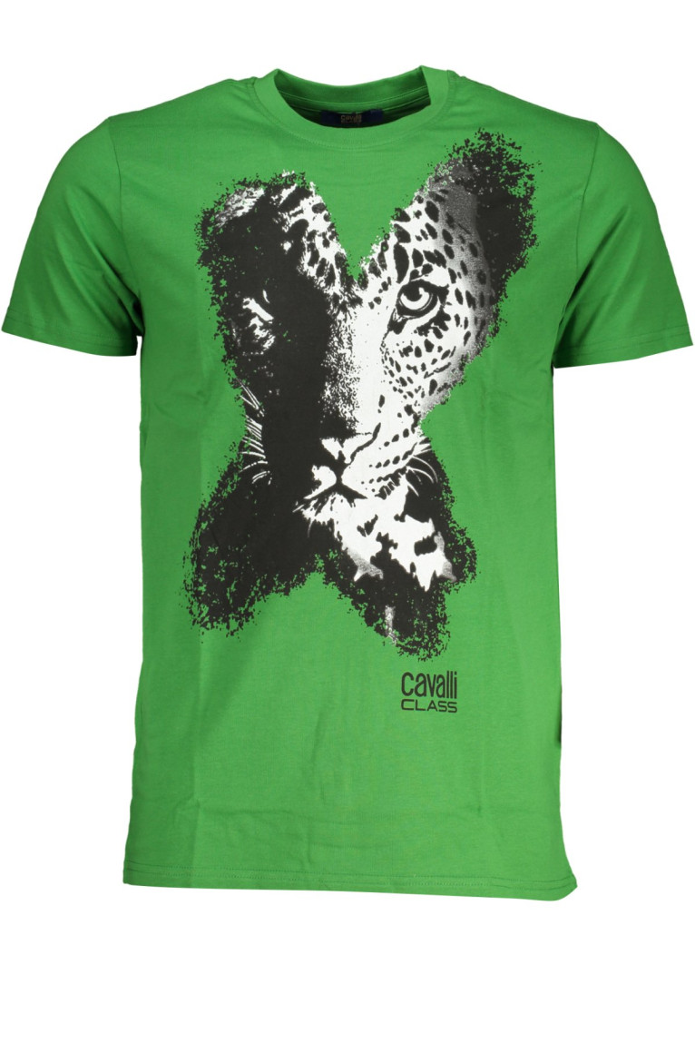 T-shirt manches courtes Vert Cavalli Class