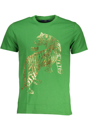 T-shirt manches courtes vert Cavalli Class