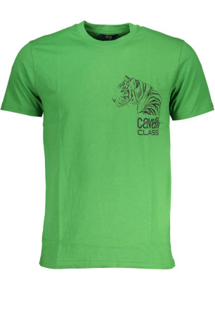 T-shirt manches courtes vert Cavalli Class