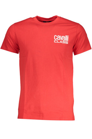 T-shirt manches courtes rouge Cavalli Class
