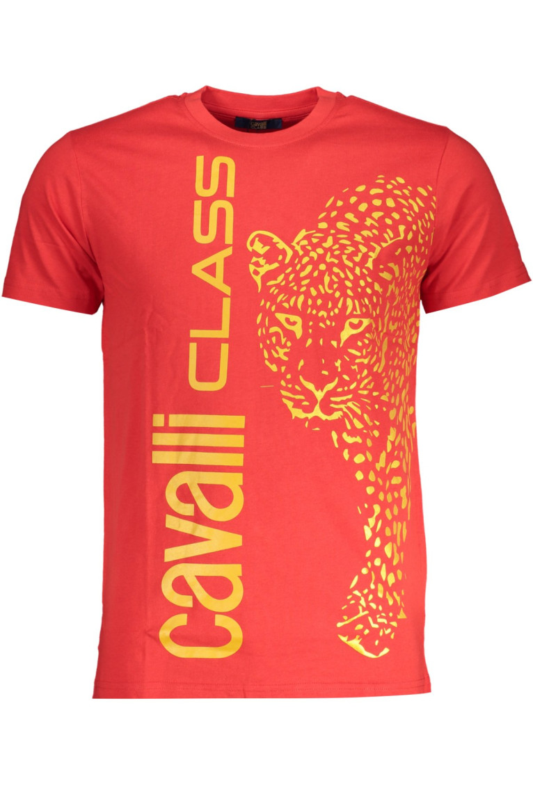 T-shirt manches courtes rouge Cavalli Class