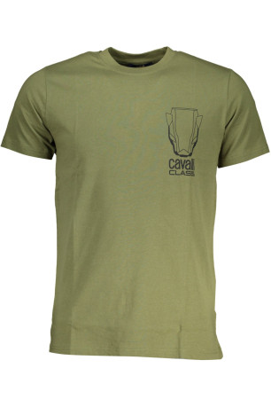 T-shirt manches courtes vert Cavalli Class