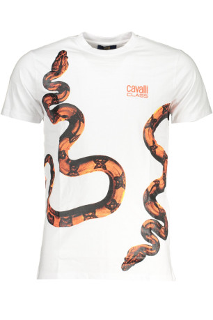 T-shirt manches courtes blanc Cavalli Class