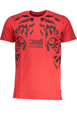 T-shirt manches courtes rouge Cavalli Class