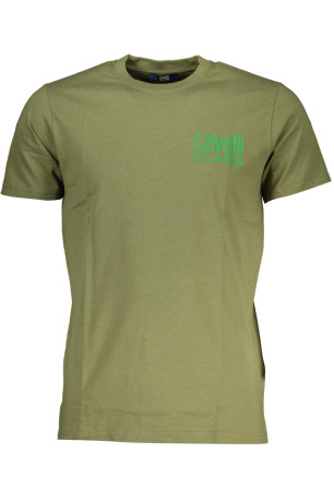 T-shirt manches courtes vert Cavalli Class