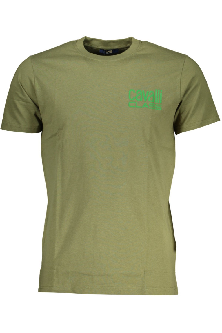 T-shirt manches courtes vert Cavalli Class