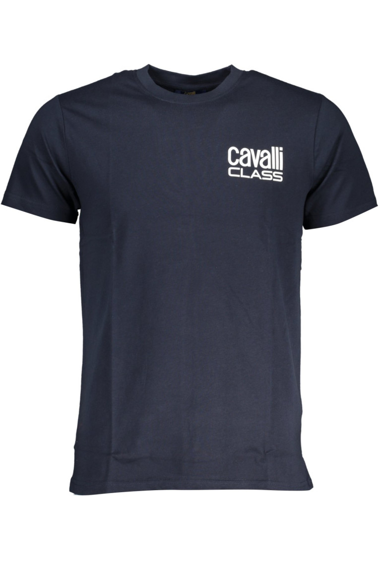 T-shirt manches courtes bleu Cavalli Class