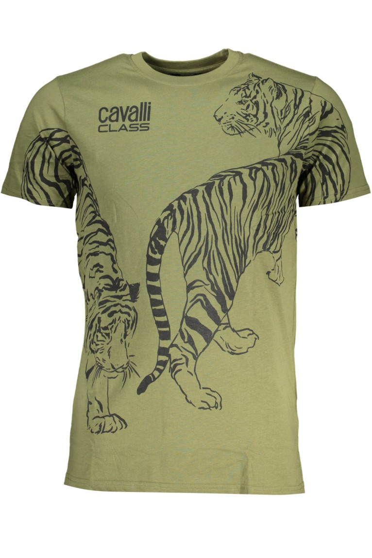 T-shirt manches courtes Vert Cavalli Class