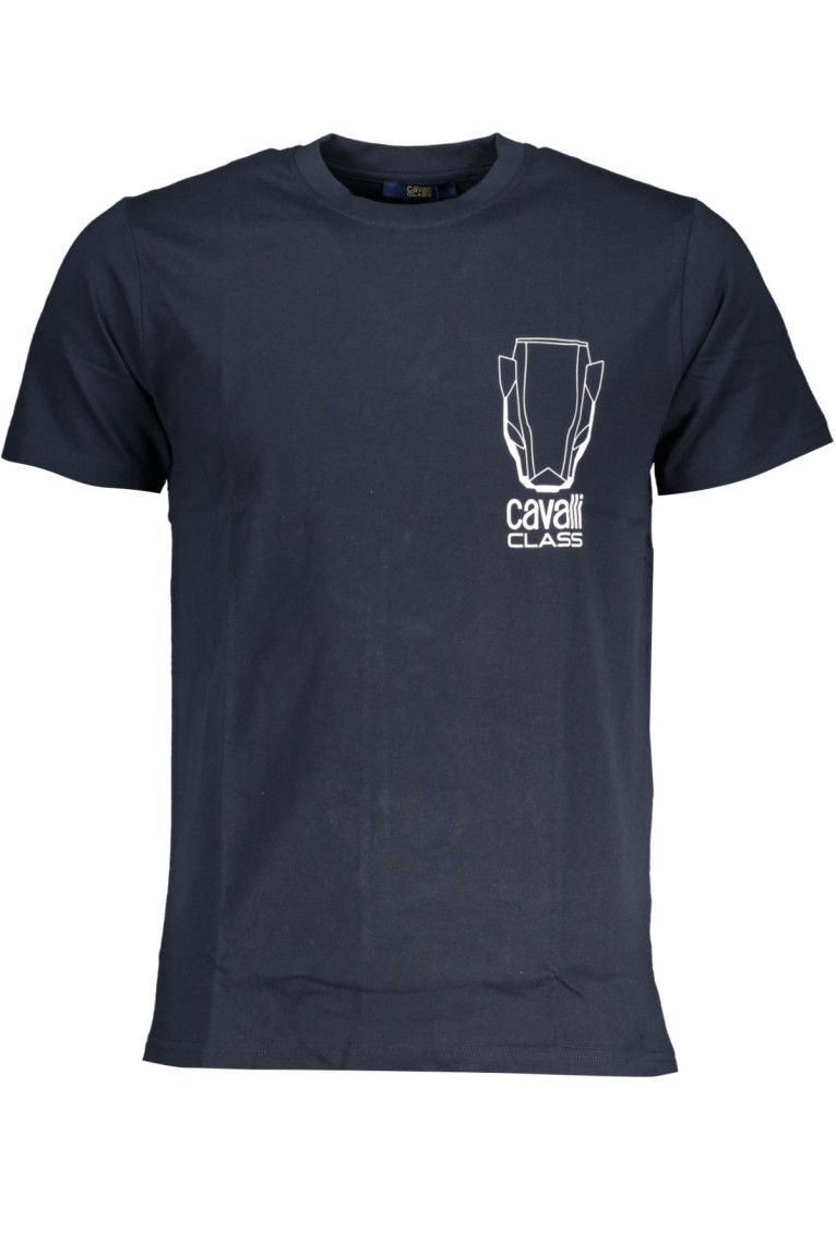 T-shirt manches courtes bleu Cavalli Class