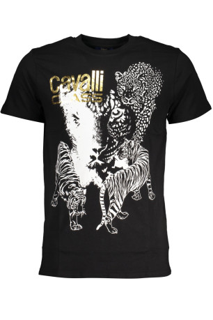 T-shirt manches courtes Noir Cavalli Class